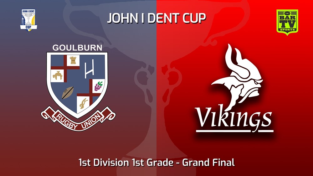 220910-John I Dent (ACT) Grand Final - 1st Division 1st Grade - Goulburn v Tuggeranong Vikings Slate Image