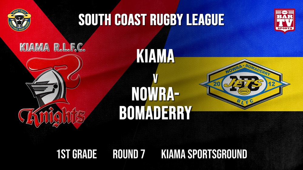 Group 7 RL Round 7 - 1st Grade - Kiama Knights v Nowra-Bomaderry  Slate Image