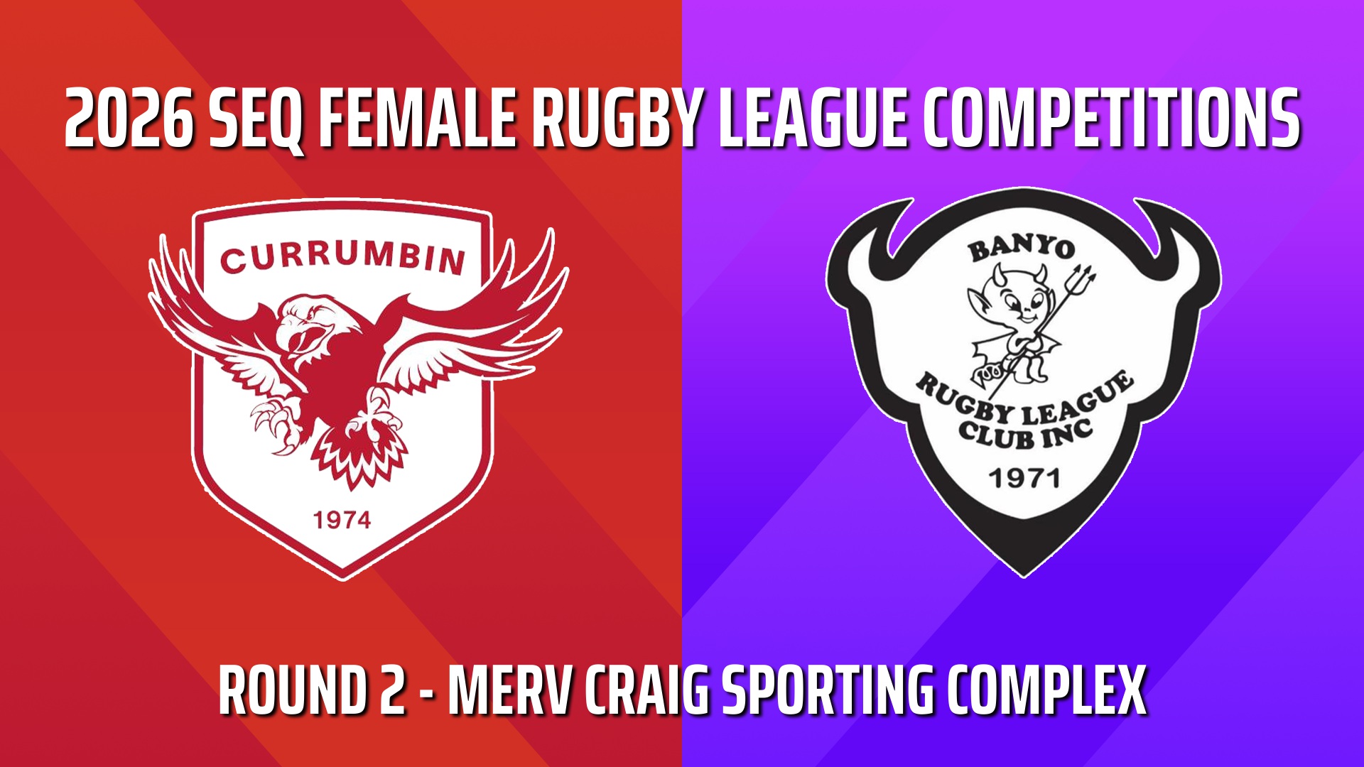 260411-video-2026 SEQ Female Rugby League Competitions Round 2 - Reserve Grade Women's - Currumbin Eagles v Banyo Devils Slate Image