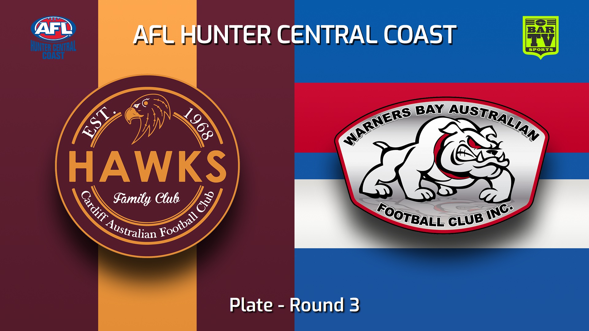 250425-video-AFL Hunter Central Coast Round 3 - Plate - Cardiff Hawks v Warners Bay Bulldogs Slate Image