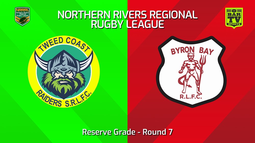 240519-video-Northern Rivers Round 7 - Reserve Grade - Tweed Coast Raiders v Byron Bay Red Devils Minigame Slate Image
