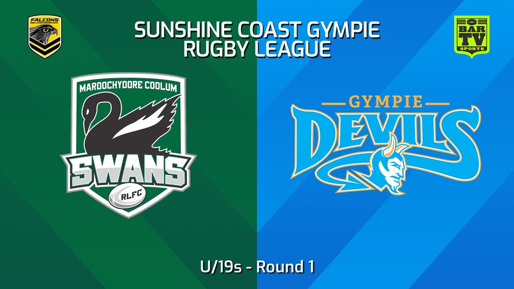 240406-Sunshine Coast RL Round 1 - U/19s - Maroochydore/Nambour v Gympie Devils Slate Image
