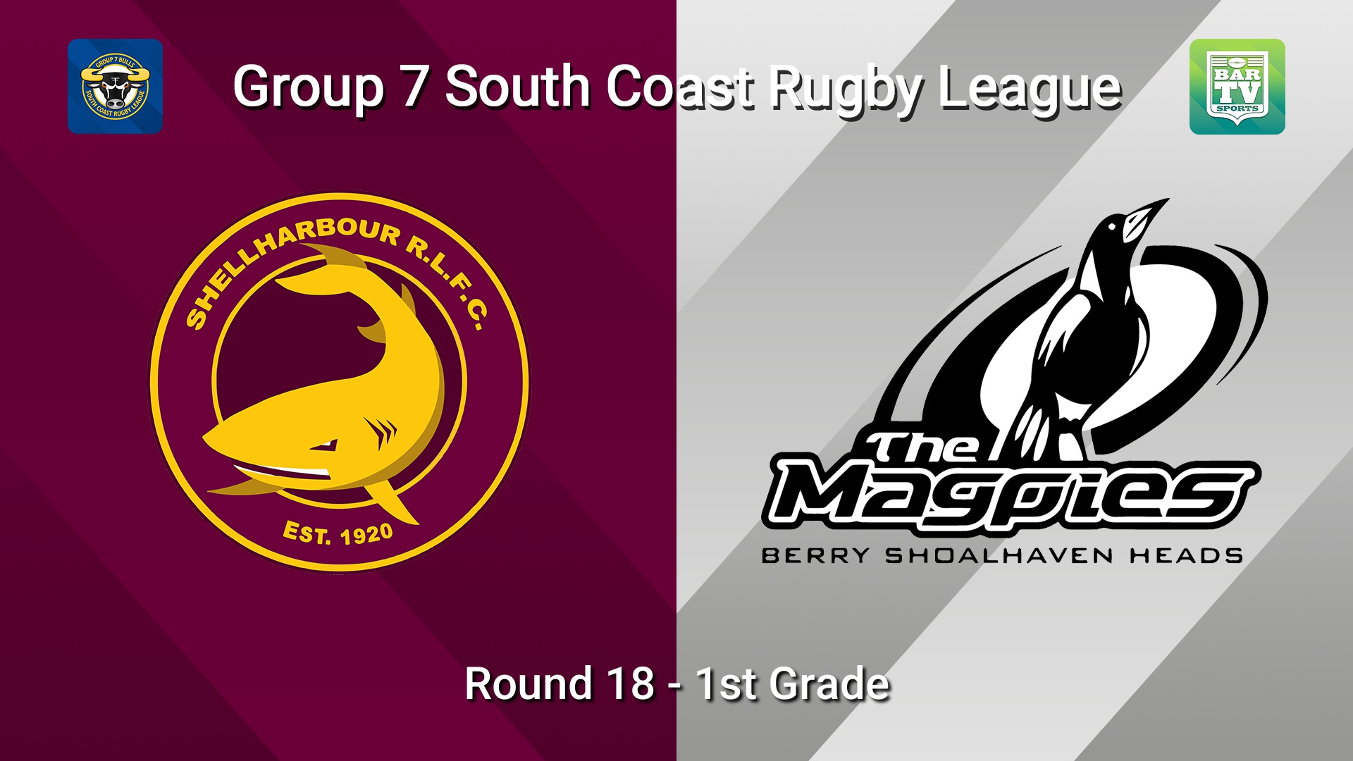 260829-video-South Coast Round 18 - 1st Grade - Shellharbour Sharks v Berry-Shoalhaven Heads Slate Image
