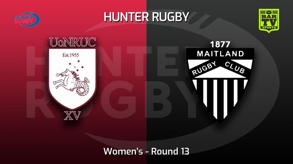 MINI GAME: Hunter Rugby Round 13 - Women's - University Of Newcastle v Maitland Slate Image