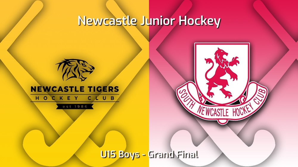 230915-Newcastle Junior Hockey Grand Final - U15 Boys - Tigers Hockey Club v South Newcastle Slate Image