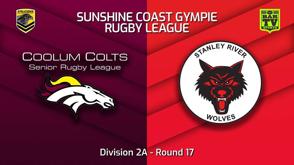 220812-Sunshine Coast RL Round 17 - Division 2A - Coolum Colts v Stanley River Wolves Slate Image