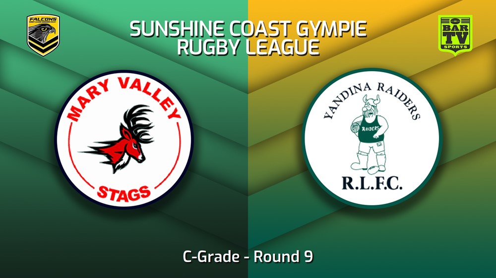 230610-Sunshine Coast RL Round 9 - C-Grade - Mary Valley Stags v Yandina Raiders Minigame Slate Image