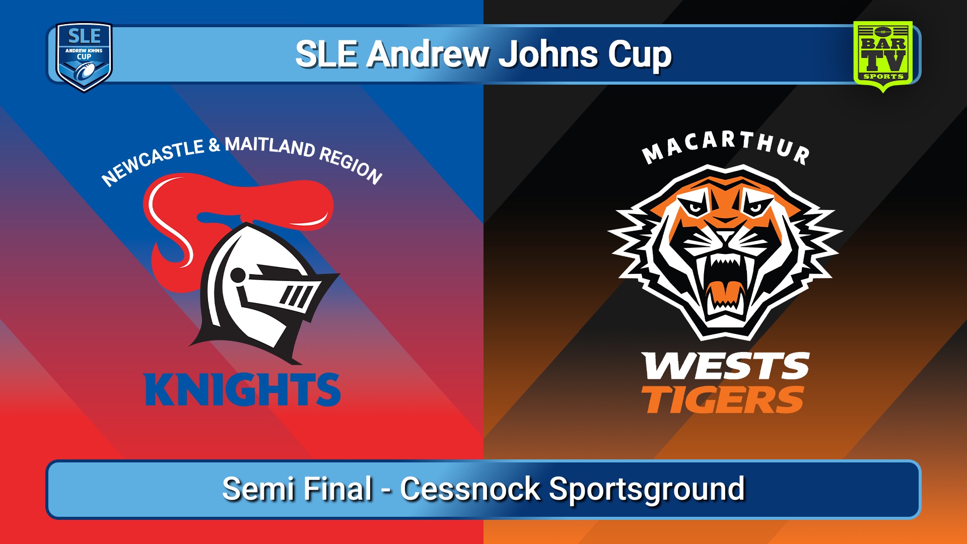 250323-video-SLE Andrew Johns Cup Semi Final - Newcastle Maitland Region Knights v Macarthur Wests Tigers Minigame Slate Image