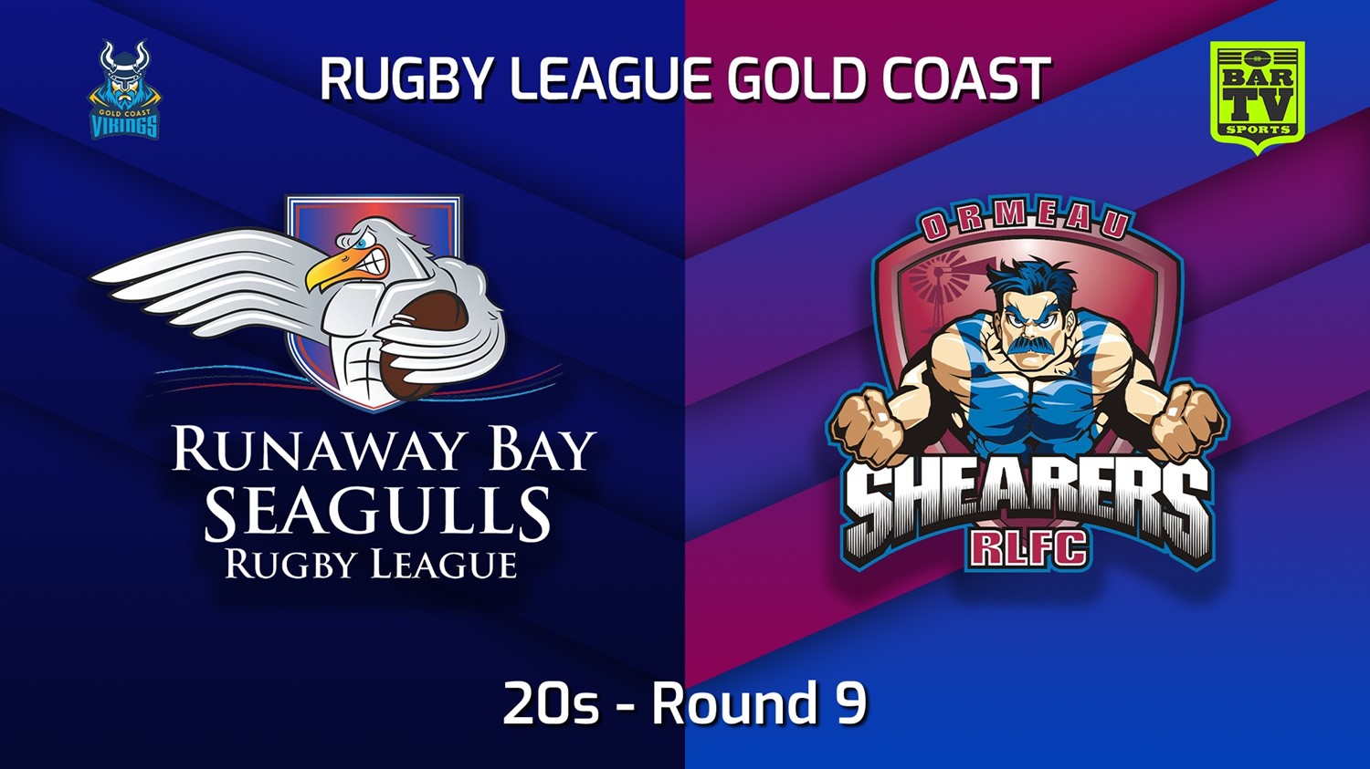 220605-Gold Coast Round 9 - 20s - Runaway Bay Seagulls v Ormeau Shearers Slate Image