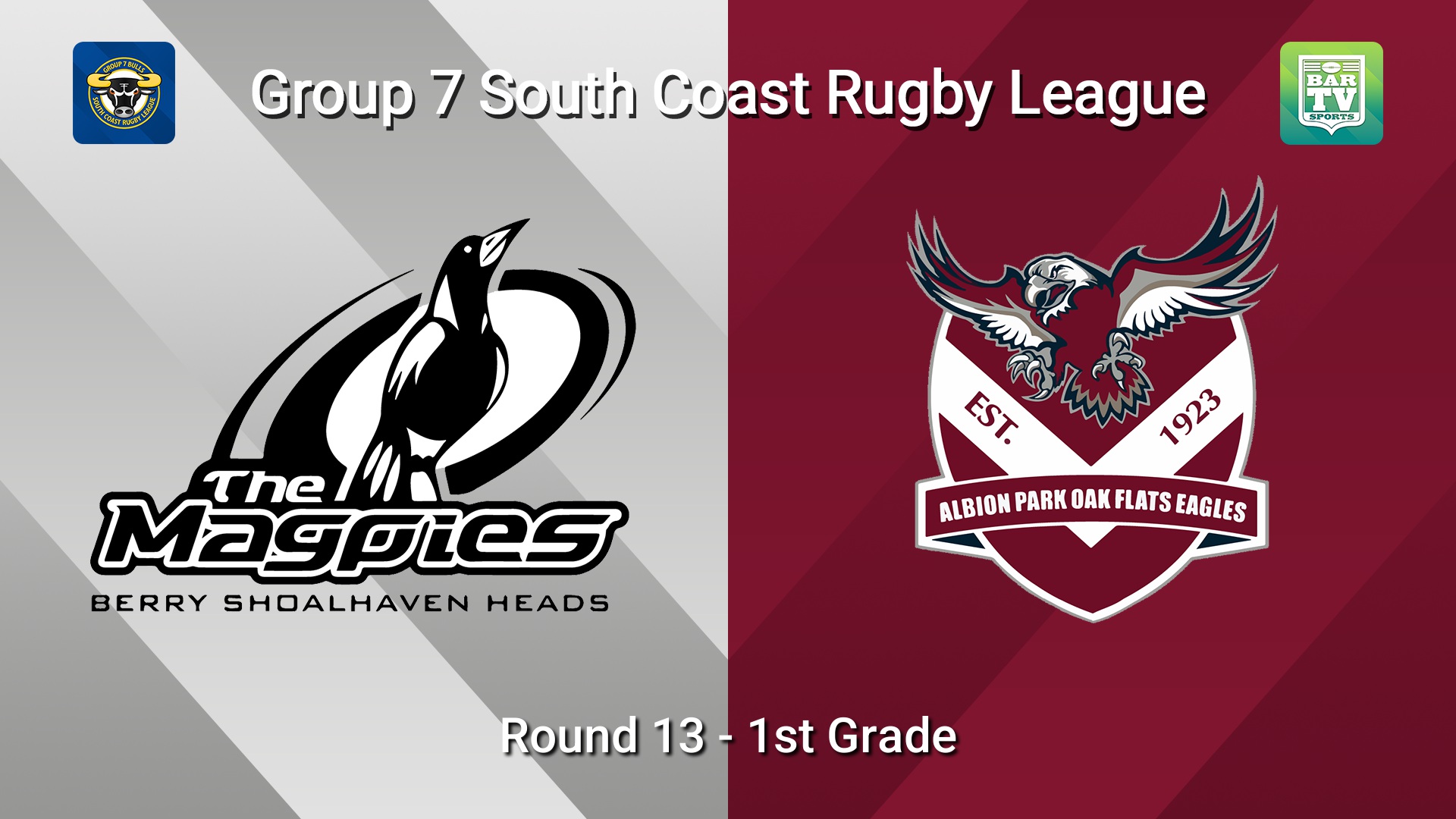 260718-video-South Coast Round 13 - 1st Grade - Berry-Shoalhaven Heads v Albion Park Oak Flats Slate Image