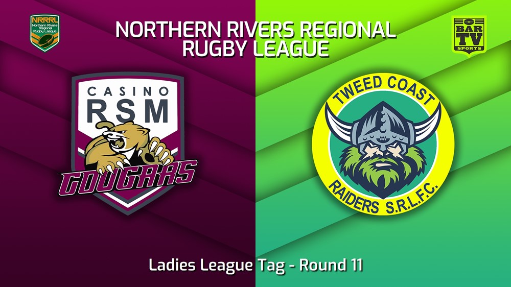 220710-Northern Rivers Round 11 - Ladies League Tag - Casino RSM Cougars v Tweed Coast Raiders Slate Image