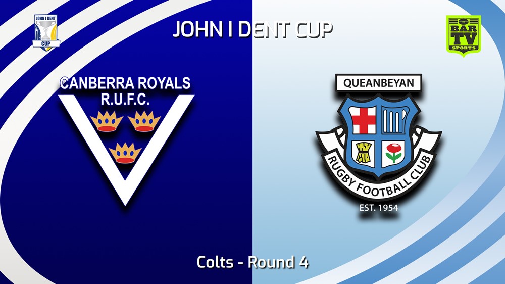 230506-John I Dent (ACT) Round 4 - Colts - Canberra Royals v Queanbeyan Whites Slate Image