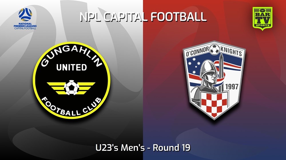 230820-Capital NPL U23 Round 19 - Gungahlin United U23 v O'Connor Knights SC U23 Slate Image
