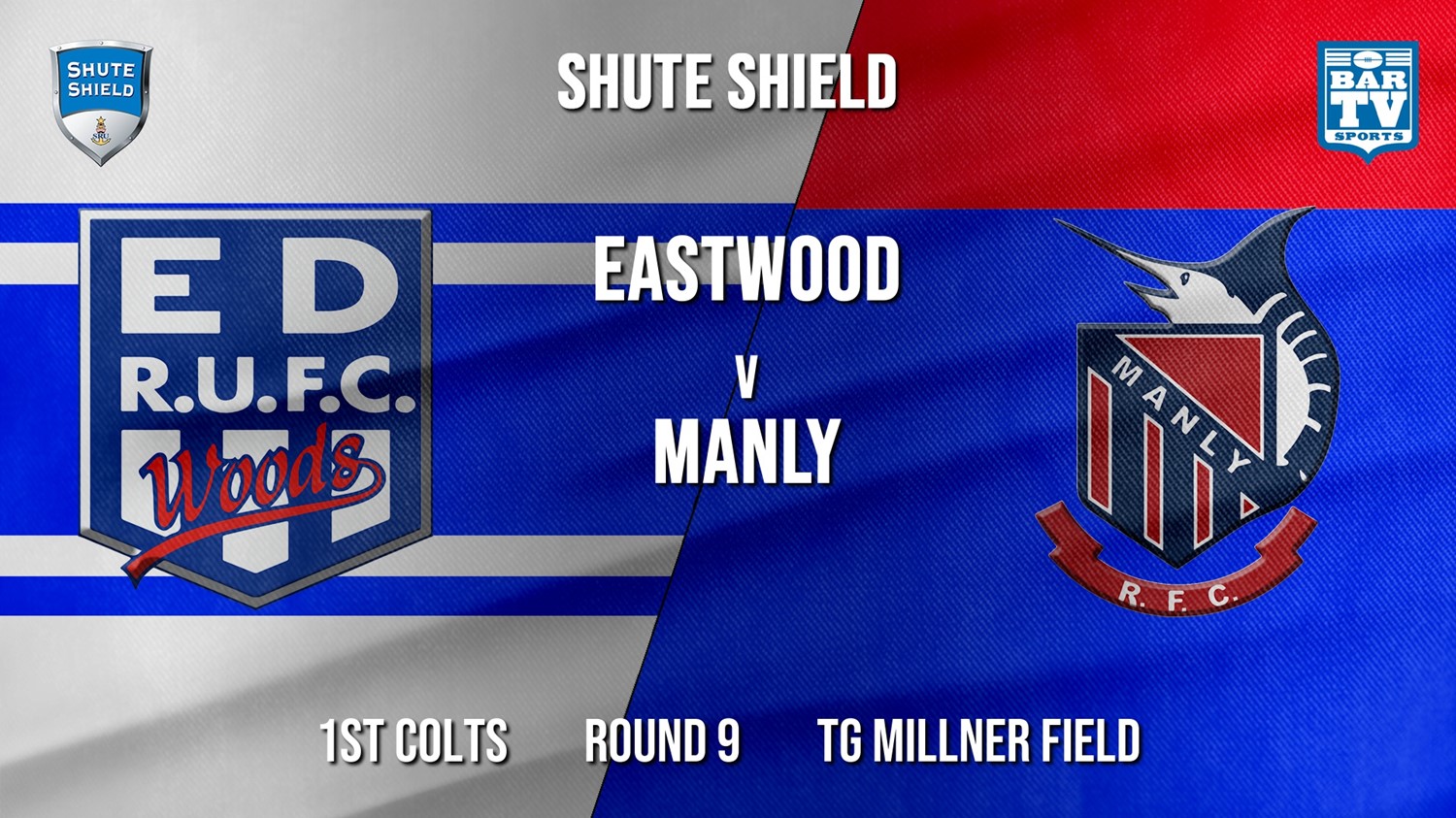 Shute Shield Round 9 - 1st Colts - Eastwood v Manly Minigame Slate Image