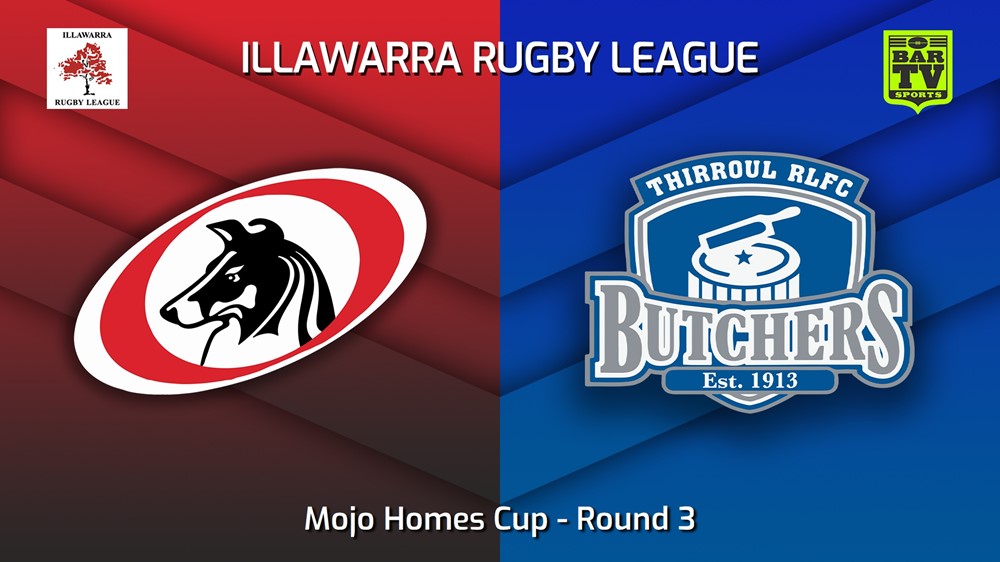 230513-Illawarra Round 3 - Mojo Homes Cup - Collegians v Thirroul Butchers Slate Image