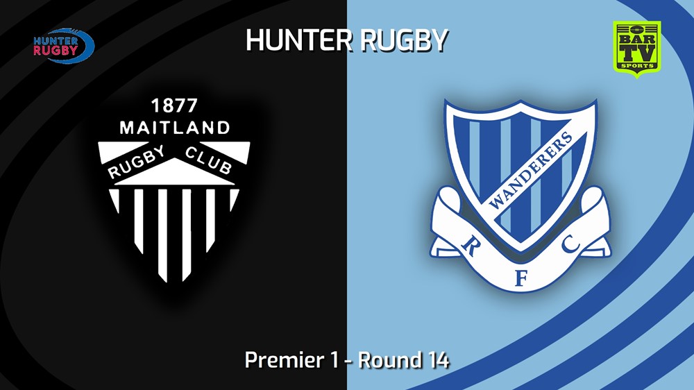 230722-Hunter Rugby Round 14 - Premier 1 - Maitland v Wanderers Minigame Slate Image