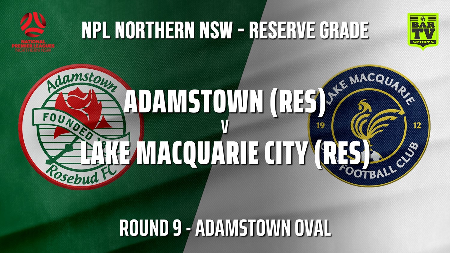 210529-NPL NNSW RES Round 9 - Adamstown Rosebud FC v Lake Macquarie City FC Minigame Slate Image