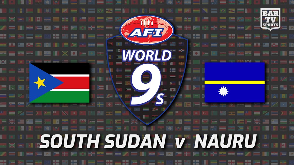 220219-Australian Football International Round 2 - World 9's - South Sudan v Nauru (men's) Slate Image