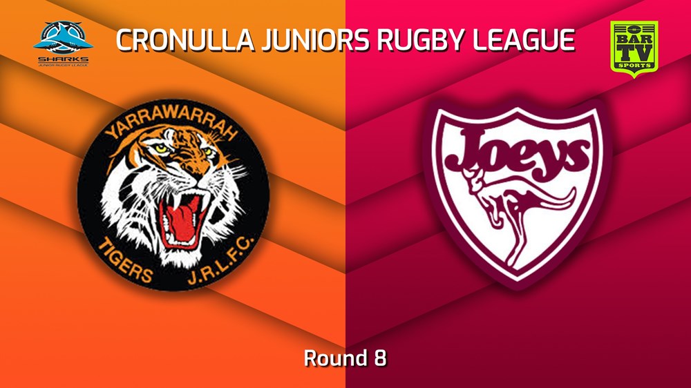 220625-Cronulla Juniors - U6 Yellow Round 8 - Yarrawarrah Tigers v St Josephs Minigame Slate Image