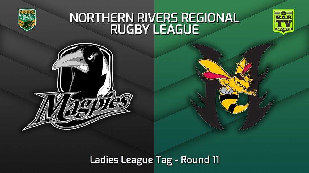 220709-Northern Rivers Round 11 - Ladies League Tag - Lower Clarence Magpies v Cudgen Hornets Slate Image