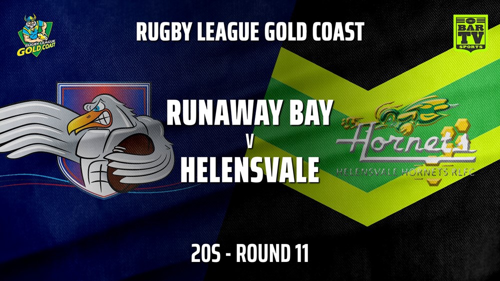 210829-Gold Coast Round 11 - 20s - Runaway Bay v Helensvale Hornets Slate Image