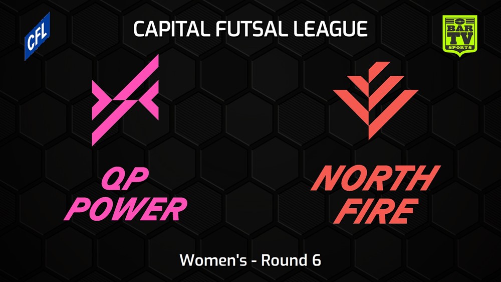 240119-Capital Football Futsal Round 6 - Women's - Queanbeyan-Palerang Power v North Canberra Fire Slate Image