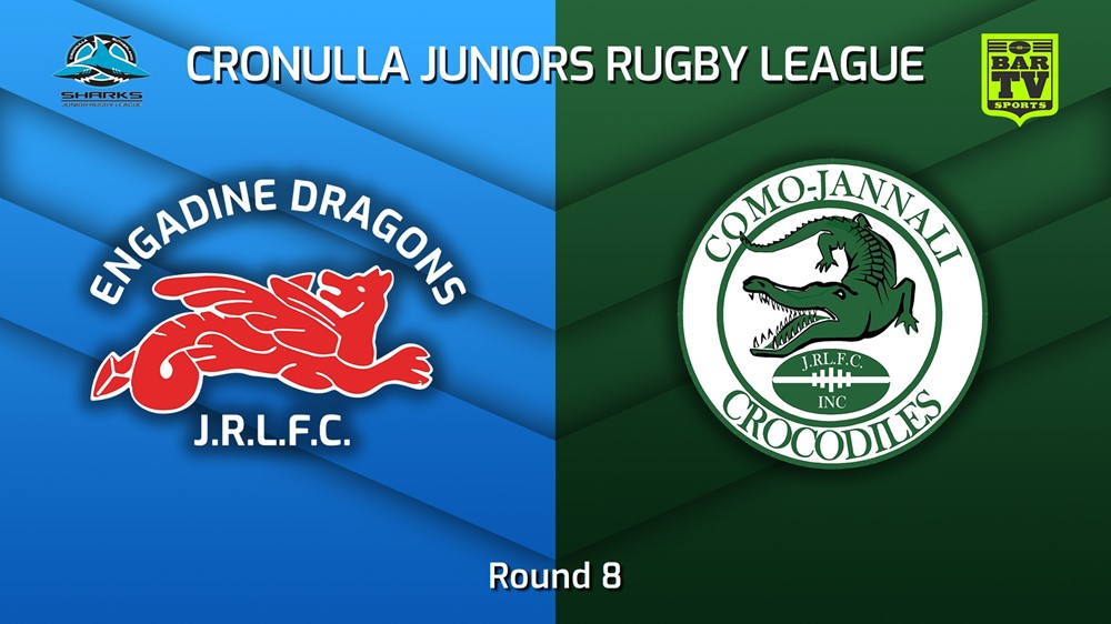 220626-Cronulla Juniors - U10 Blues Tag Round 8 - Engadine Dragons v Como Jannali Crocodiles Slate Image