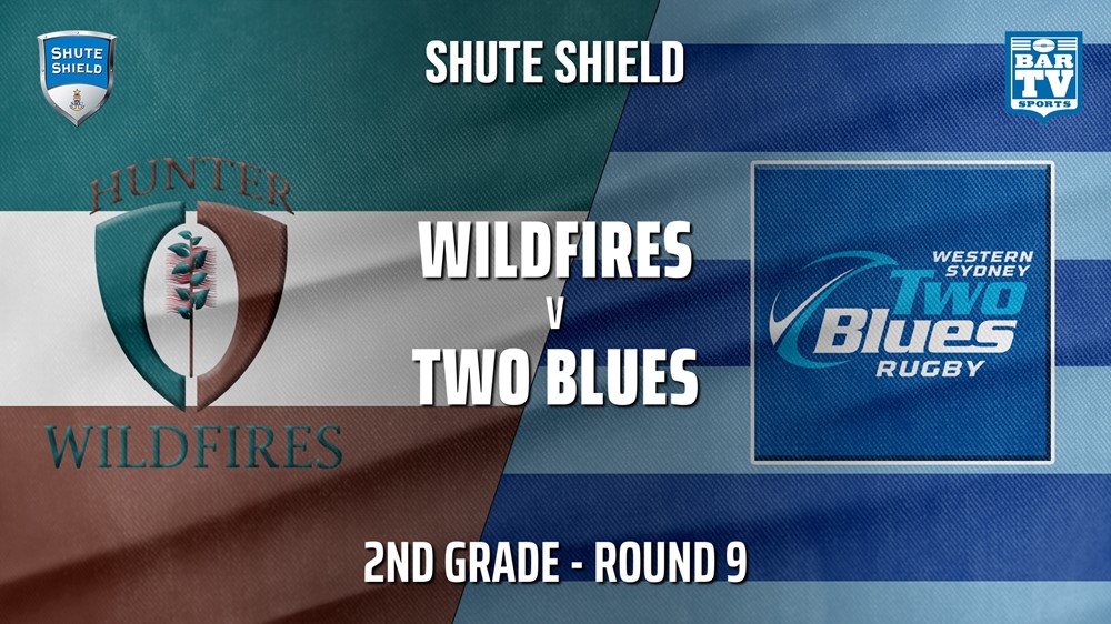 MINI GAME: Shute Shield Round 9 - 2nd Grade - Hunter Wildfires v Two Blues Slate Image