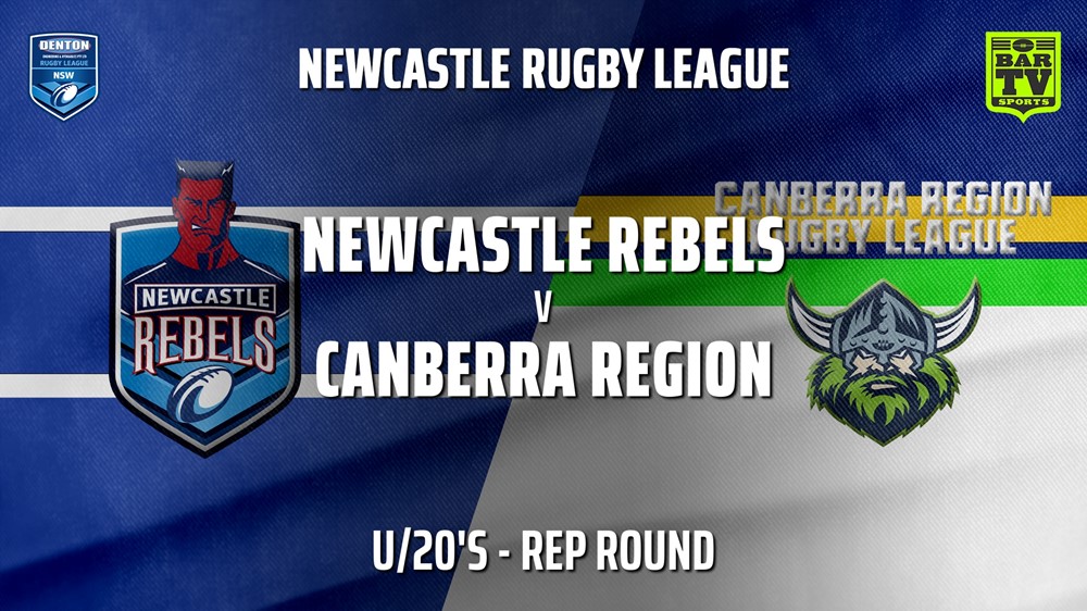 210626-Newcastle Rep Round - U20s - Newcastle Rebels v Canberra Region Rugby League Minigame Slate Image