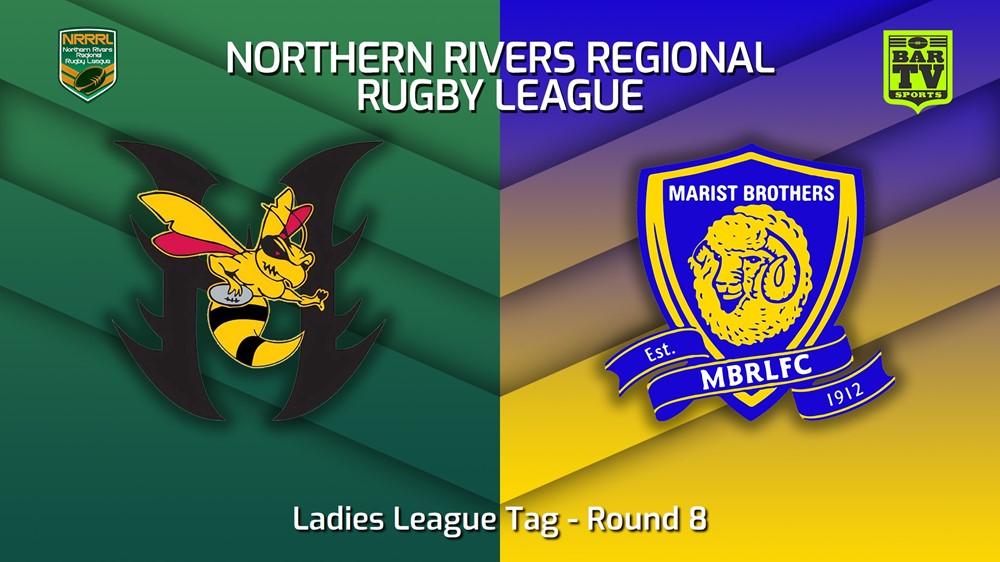 230604-Northern Rivers Round 8 - Ladies League Tag - Cudgen Hornets v Lismore Marist Brothers Slate Image