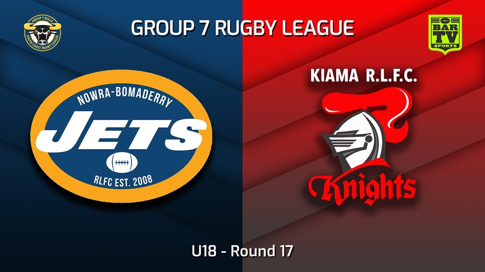 230813-South Coast Round 17 - U18 - Nowra-Bomaderry Jets v Kiama Knights Minigame Slate Image