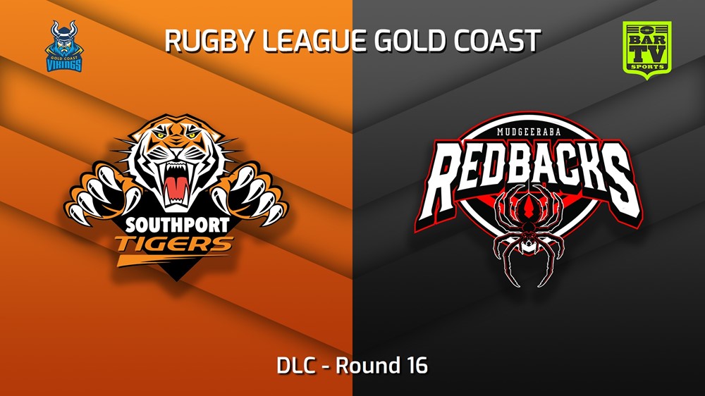 220807-Gold Coast Round 16 - DLC - Southport Tigers v Mudgeeraba Redbacks Minigame Slate Image
