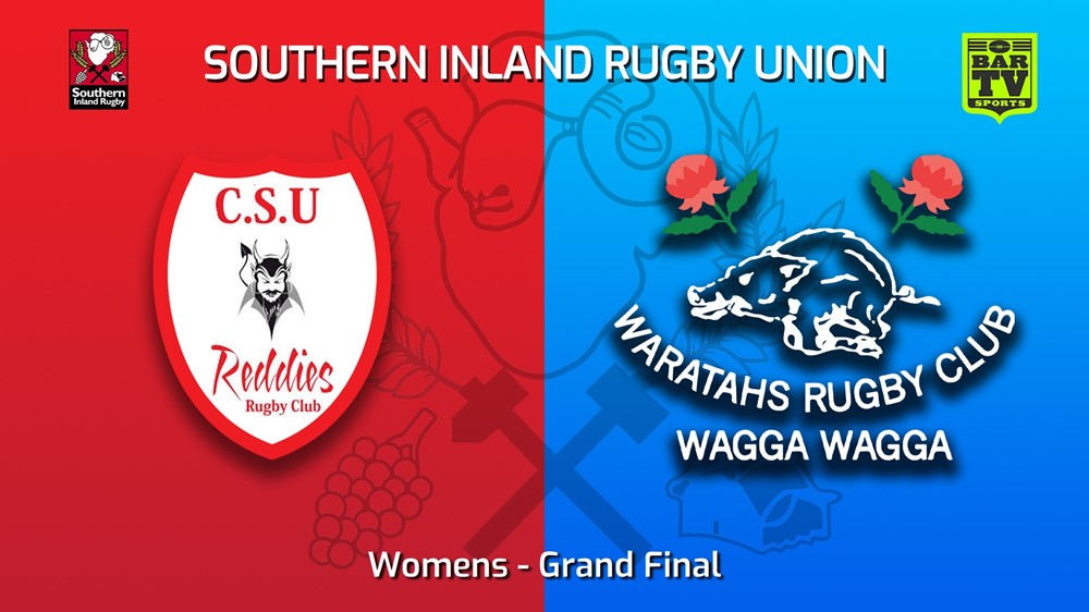 220903-Southern Inland Rugby Union Grand Final - Womens - CSU Reddies v Wagga Waratahs Slate Image