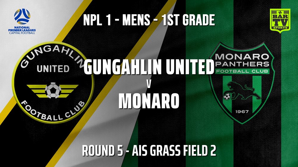 210509-NPL - CAPITAL Round 5 - Gungahlin United FC v Monaro Panthers FC Slate Image
