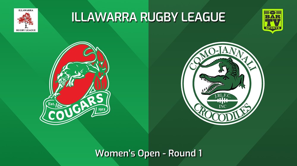 240428-video-Illawarra Round 1 - Women's Open - Corrimal Cougars v Como Jannali Crocodiles Slate Image