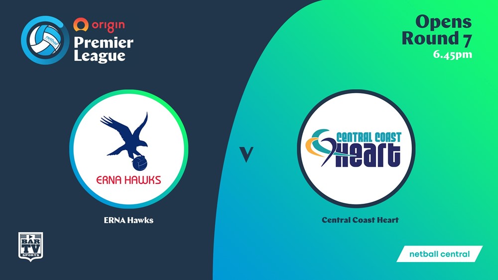 NSW Prem League Round 7 - Opens - Erna Hawks v Central Coast Heart Slate Image
