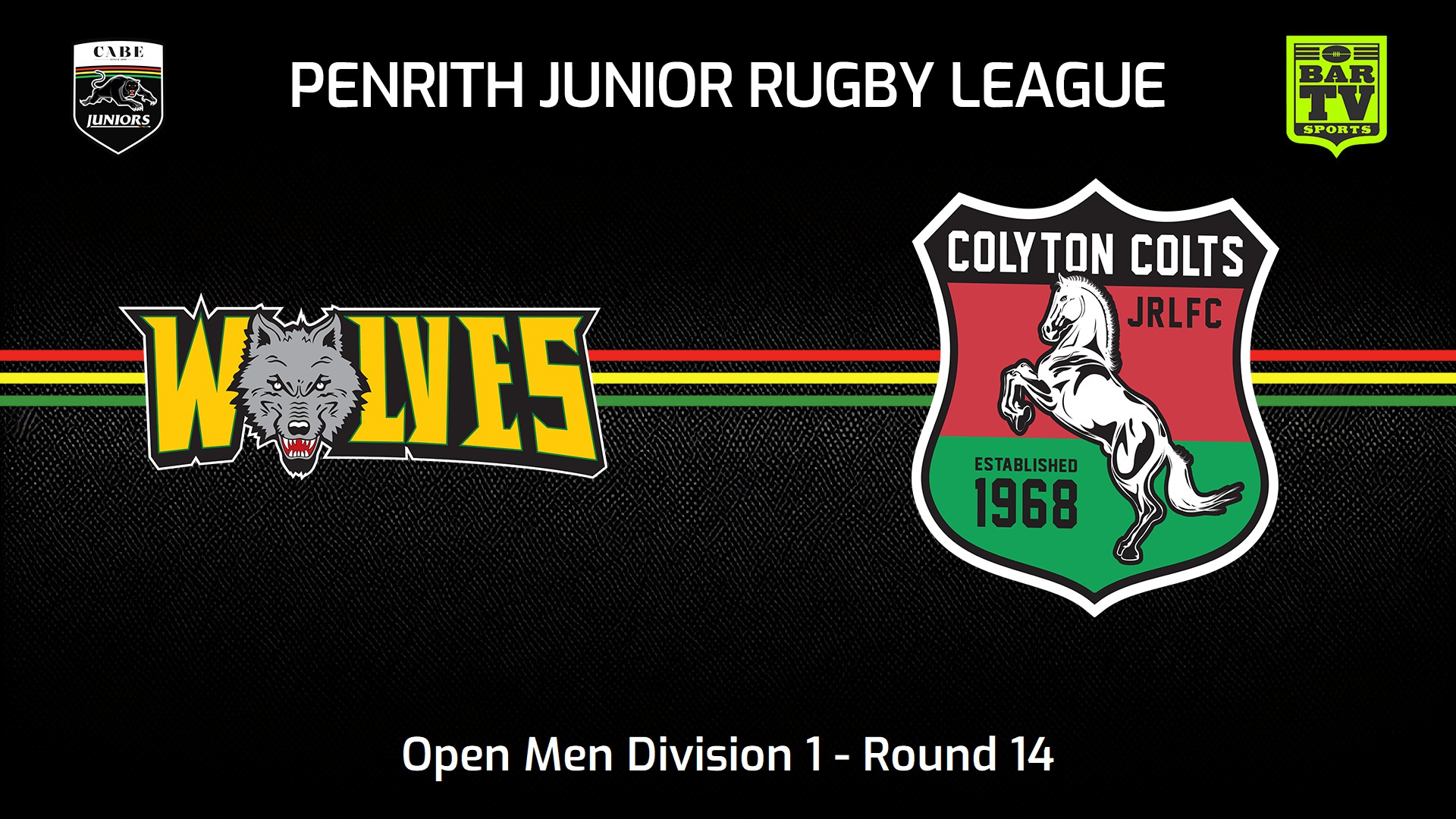 Penrith & District Junior Rugby League Round 14 - Open Men Division 1 ...