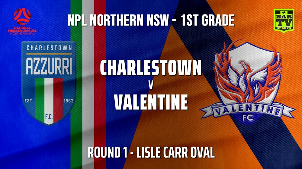 210502-NPL - NNSW Round 1 - Charlestown Azzurri v Valentine Phoenix FC Slate Image