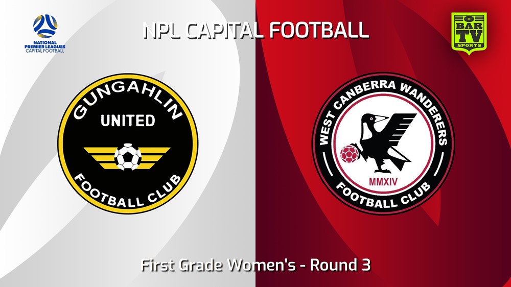 240419-video-Capital Womens Round 3 - Gungahlin United FC W v West Canberra Wanderers FC W Slate Image