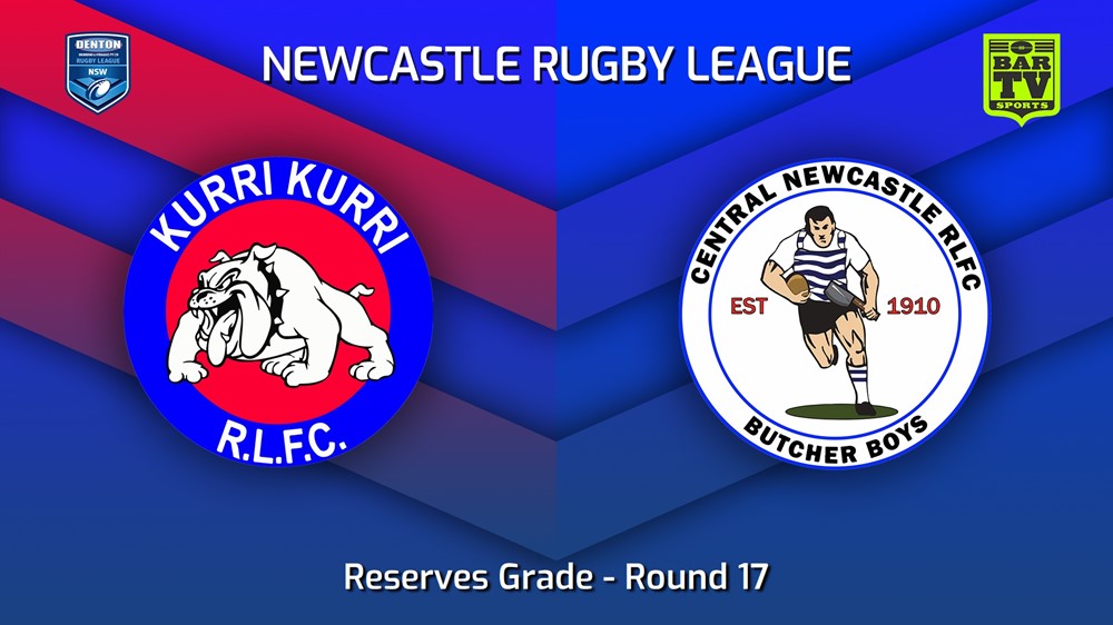 220730-Newcastle Round 17 - Reserves Grade - Kurri Kurri Bulldogs v Central Newcastle Slate Image