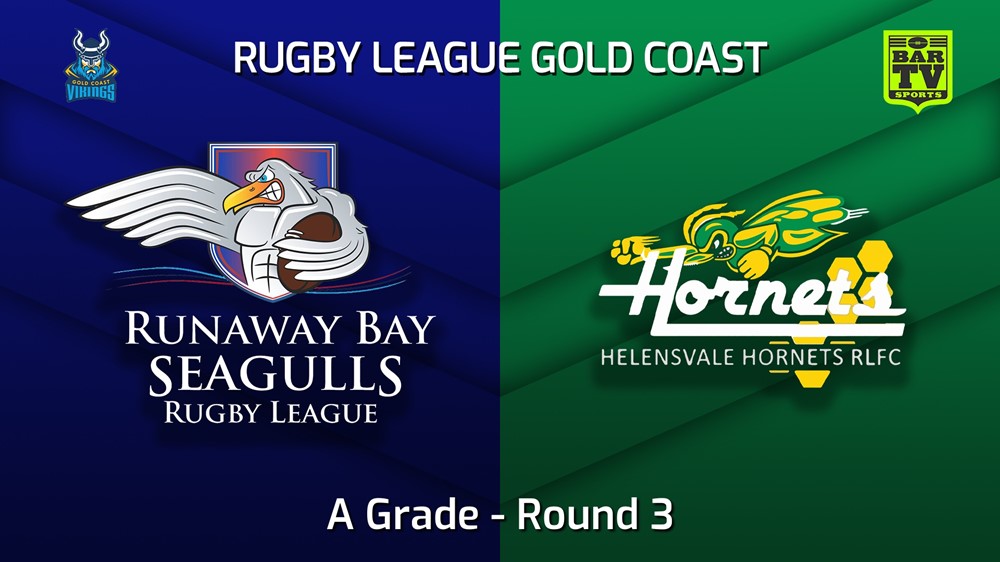 220409-Gold Coast Round 3 - A Grade - Runaway Bay Seagulls v Helensvale Hornets Slate Image