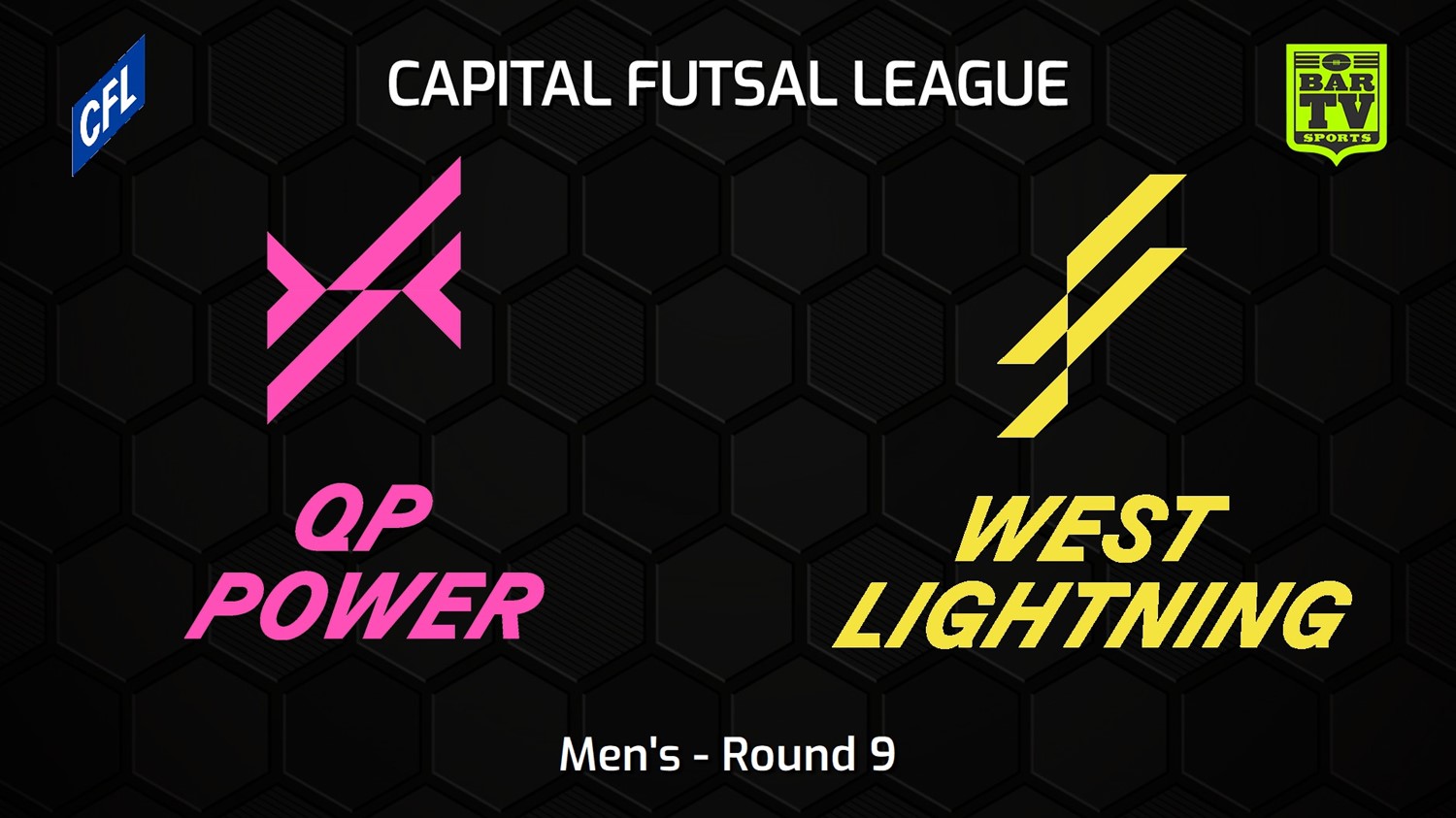 230127-Capital Football Futsal Round 9 - Men's - Queanbeyan-Palerang Power v West Canberra Lightning Slate Image