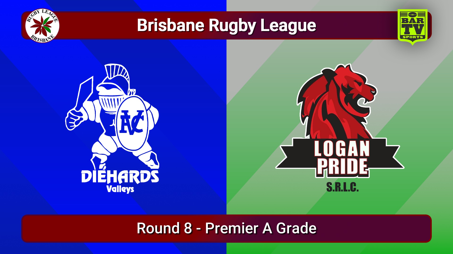 250510-video-BRL Round 8 - Premier A Grade - Valleys Diehards v Logan Pride Slate Image