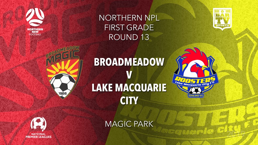 NPL - NNSW Round 13 - Broadmeadow Magic FC v Lake Macquarie City FC Slate Image