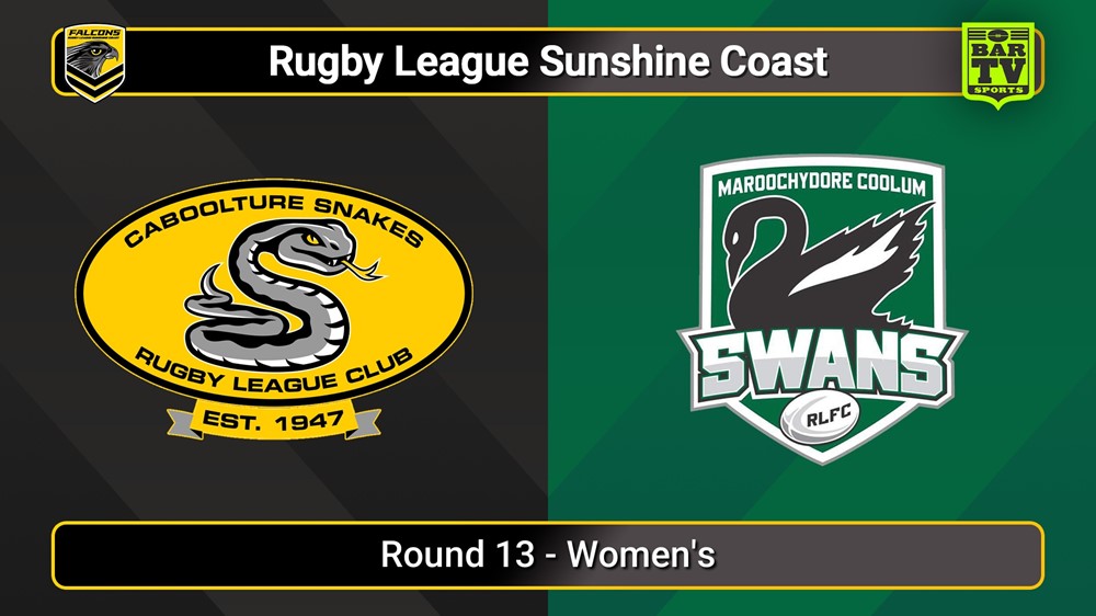 250712-video-Sunshine Coast RL Round 13 - Women's - Caboolture Snakes v Maroochydore Swans Slate Image