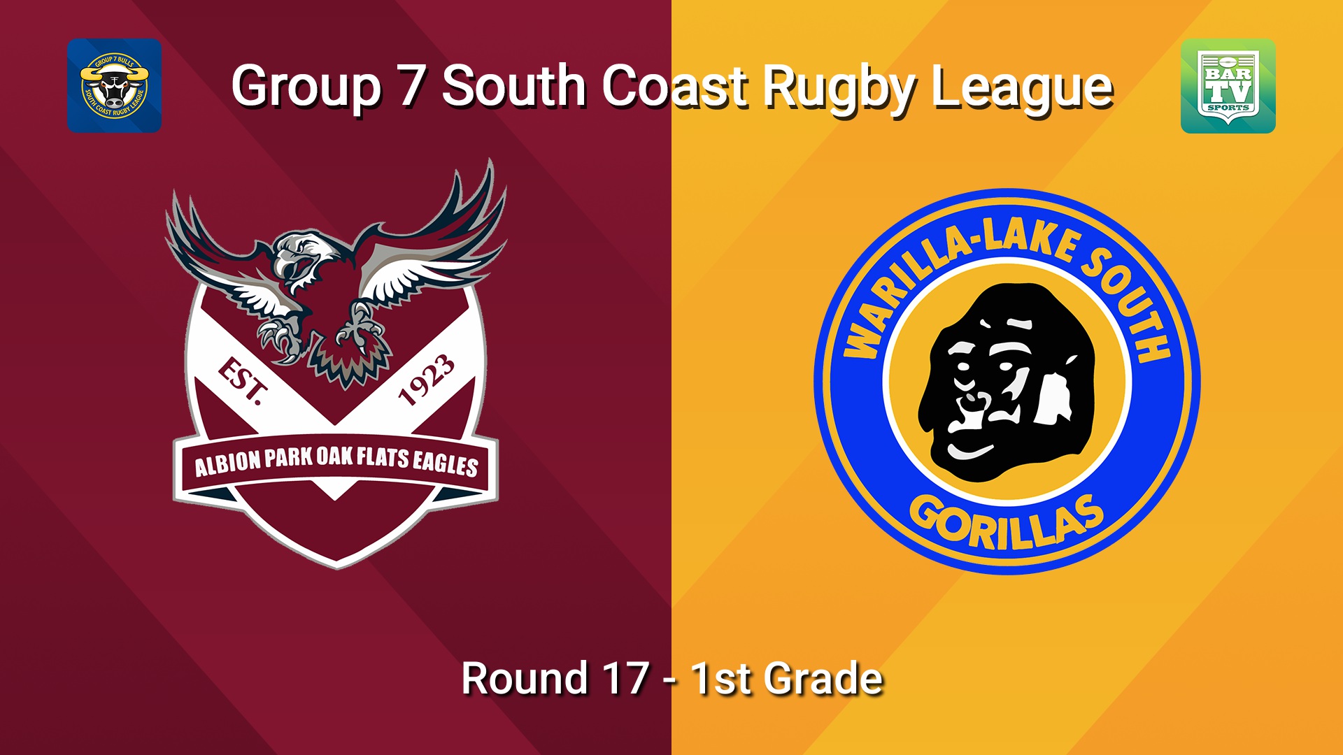 260823-video-South Coast Round 17 - 1st Grade - Albion Park Oak Flats v Warilla-Lake South Slate Image