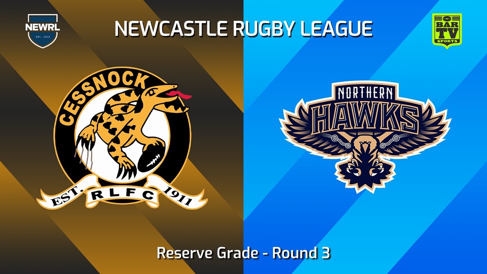 240425-video-Newcastle RL Round 3 - Reserve Grade - Cessnock Goannas v Northern Hawks Slate Image