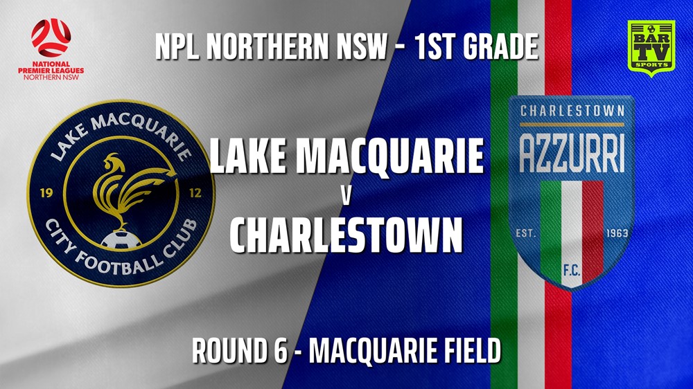 210507-NPL - NNSW Round 6 - Lake Macquarie City FC v Charlestown Azzurri Slate Image