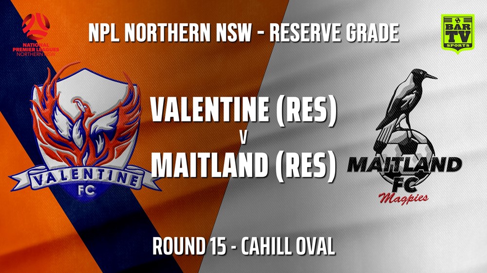 210718-NNSW NPL Res Round 15 - Valentine Phoenix FC v Maitland FC Slate Image