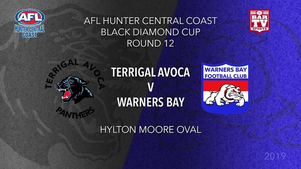 AFL HCC Round 12 - Cup - Terrigal Avoca Panthers v Warners Bay Bulldogs Slate Image